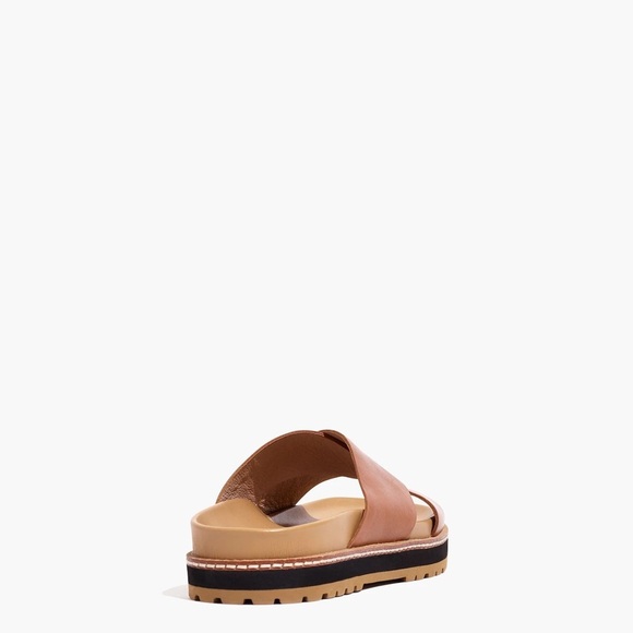 Madewell The Dayna Lugsole Slide Sandal in Leather 6 - Picture 5 of 14